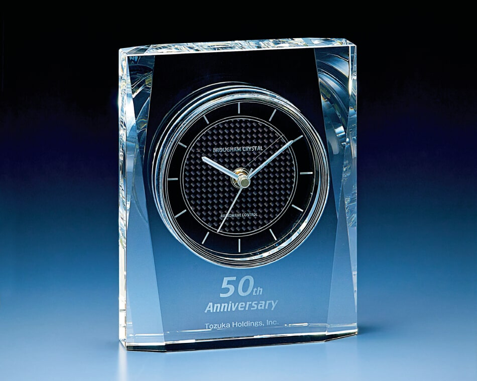 光学ガラス製電波置時計：W73-04