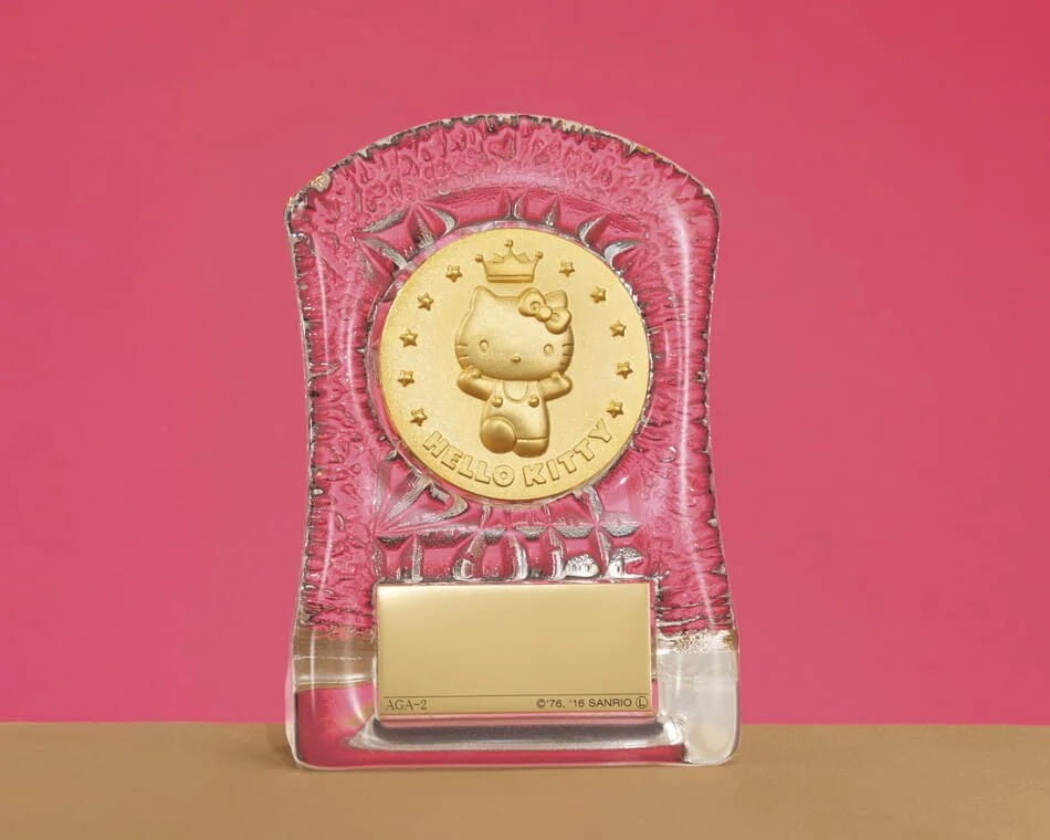 ハローキティガラス盾：ZKK-302